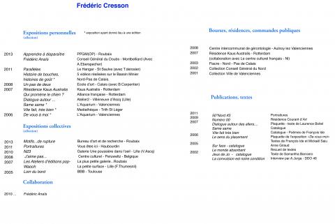 frederic cresson cv